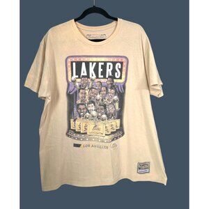 Mitchell & Ness Hardwood Classics Los Angeles Lakers XL T-Shirt Nostalgia Co.